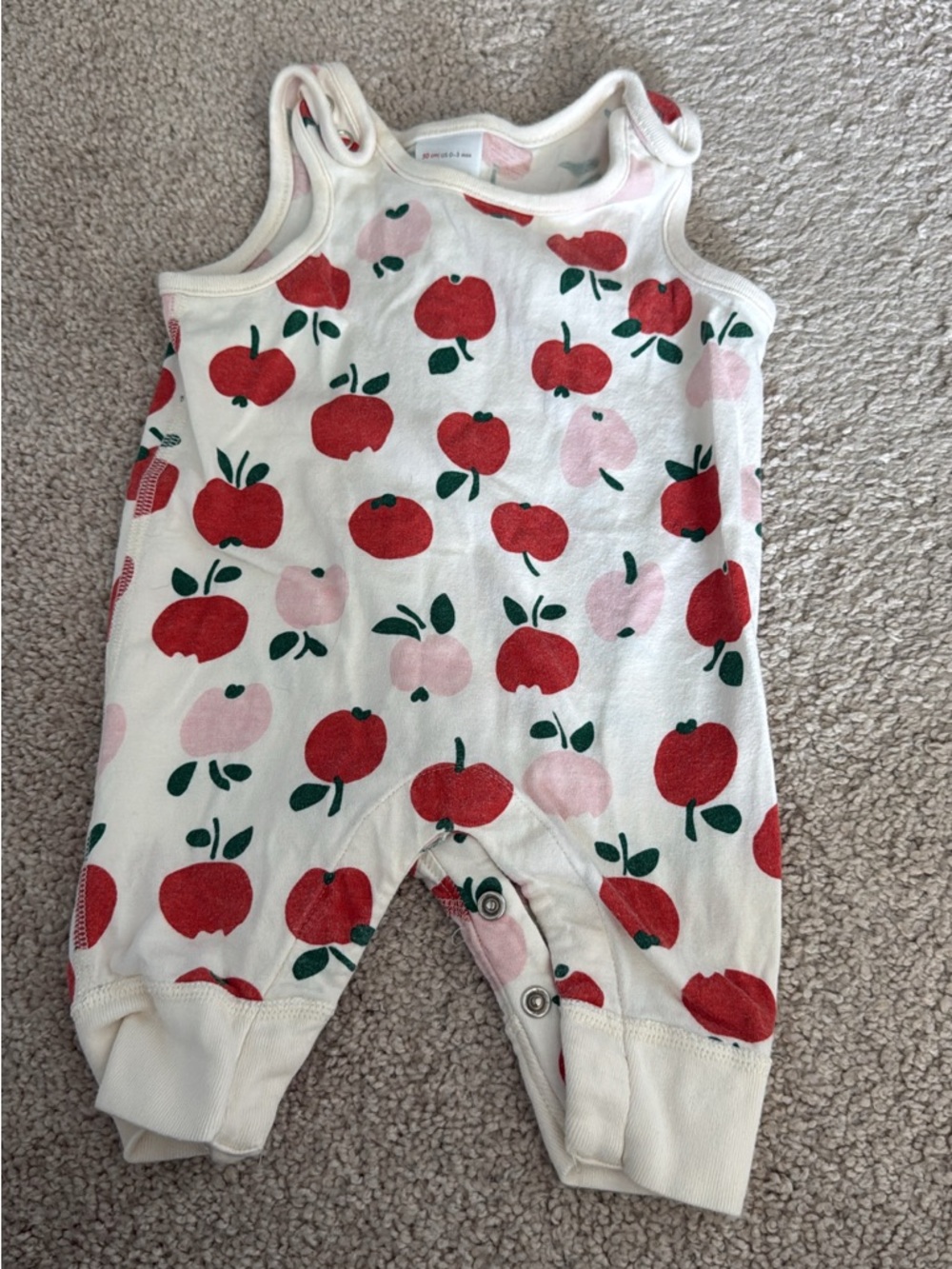 Hanna Anderson apple romper